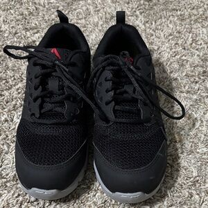 Reebok Black and Red Athletic Shoes
